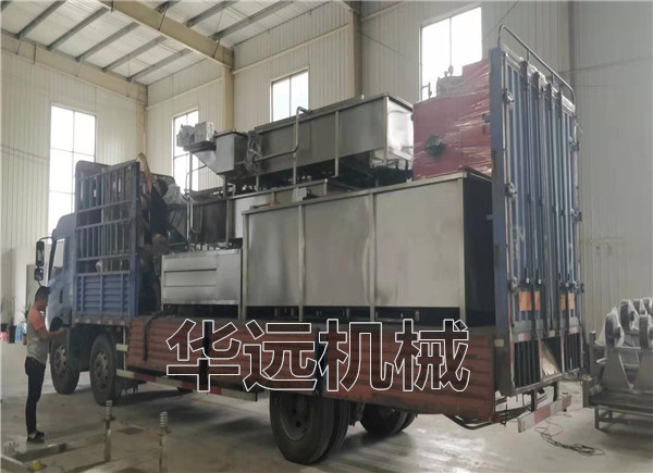 發(fā)往陜西土豆片加工流水線